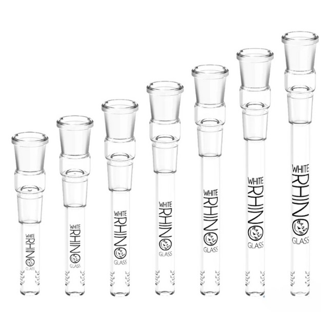 White Rhino glass downstem